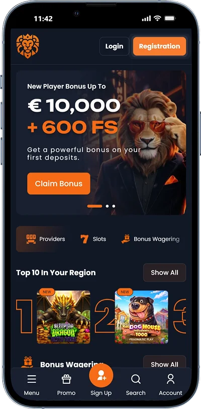 Luckylion app